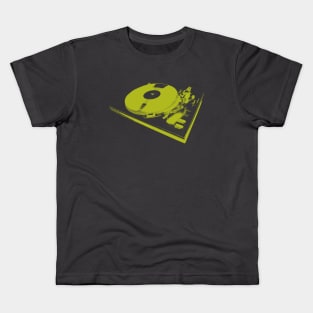 Retro Turntable and Vinyl Record Kids T-Shirt